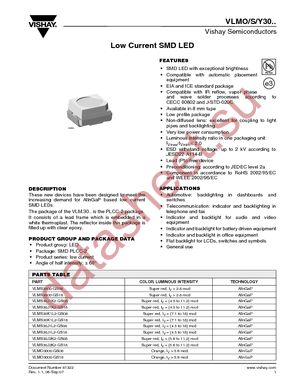 VLMS30J1L2-GS08 datasheet  